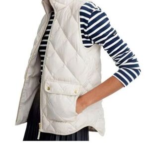 J Crew Women's Quilted Excursion Down puffer Vest XS